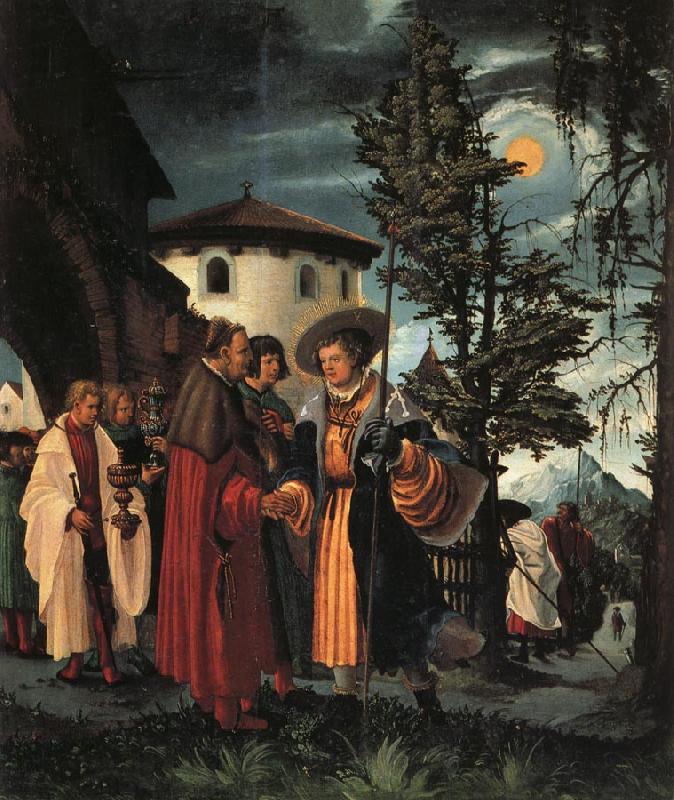 Albrecht Altdorfer The Departure of St.Florian Sweden oil painting art